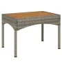 Sillas reclinables jardín 2 uds con mesa ratán sintético gris de vidaXL, Sillas de jardín - Ref: Foro24-319909, Precio: 282,5...