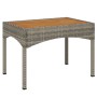 Sillas reclinables jardín 2 uds con mesa ratán sintético gris de vidaXL, Sillas de jardín - Ref: Foro24-319909, Precio: 275,9...