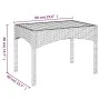 Sillas reclinables jardín 2 uds con mesa ratán sintético gris de vidaXL, Sillas de jardín - Ref: Foro24-319909, Precio: 282,5...