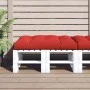Cojín para sofá de palets de tela rojo 120x80x12 cm de vidaXL, Cojines para sillas y sofás - Ref: Foro24-314418, Precio: 42,5...
