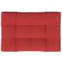 Cojín para sofá de palets de tela rojo 120x80x12 cm de vidaXL, Cojines para sillas y sofás - Ref: Foro24-314418, Precio: 43,8...