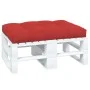 Cojín para sofá de palets de tela rojo 120x80x12 cm de vidaXL, Cojines para sillas y sofás - Ref: Foro24-314418, Precio: 42,5...