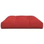 Cojín para sofá de palets de tela rojo 120x80x12 cm de vidaXL, Cojines para sillas y sofás - Ref: Foro24-314418, Precio: 42,5...