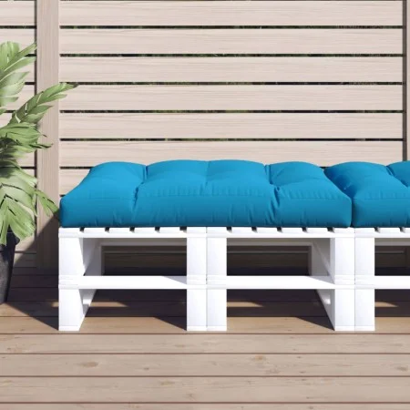Cojín para sofá de palets de tela azul 120x80x12 cm de vidaXL, Cojines para sillas y sofás - Ref: Foro24-314416, Precio: 43,9...