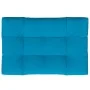 Cojín para sofá de palets de tela azul 120x80x12 cm de vidaXL, Cojines para sillas y sofás - Ref: Foro24-314416, Precio: 43,9...