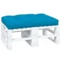 Cojín para sofá de palets de tela azul 120x80x12 cm de vidaXL, Cojines para sillas y sofás - Ref: Foro24-314416, Precio: 43,9...