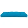 Cojín para sofá de palets de tela azul 120x80x12 cm de vidaXL, Cojines para sillas y sofás - Ref: Foro24-314416, Precio: 43,9...