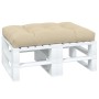 Cojín para sofá de palets de tela beige 120x80x12 cm de vidaXL, Cojines para sillas y sofás - Ref: Foro24-314415, Precio: 61,...