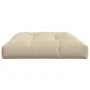 Cojín para sofá de palets de tela beige 120x80x12 cm de vidaXL, Cojines para sillas y sofás - Ref: Foro24-314415, Precio: 52,...