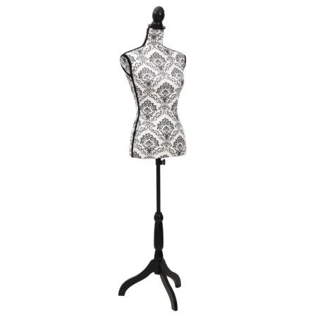 Maniquí busto de mujer exhibición negro y blanco de vidaXL, Galanes de noche - Ref: Foro24-30021, Precio: 75,90 €, Descuento: %