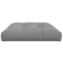 Cojín para muebles de palets tela gris 120x80x12 cm de vidaXL, Cojines para sillas y sofás - Ref: Foro24-41511, Precio: 58,00...