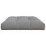 Cojín para muebles de palets tela gris 120x80x12 cm de vidaXL, Cojines para sillas y sofás - Ref: Foro24-41511, Precio: 58,87...
