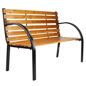 HI Braune Parkbank 122x60x81 cm von HI, Gartenbänke - Ref: Foro24-435289, Preis: 109,53 €, Rabatt: %