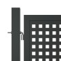 Puerta de jardín acero gris antracita 400x125 cm de vidaXL, Puertas de jardín - Ref: Foro24-154571, Precio: 474,14 €, Descuen...