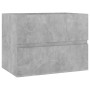 Mueble con lavabo madera de ingeniería gris hormigón de vidaXL, Tocadores de baño - Ref: Foro24-3071544, Precio: 153,88 €, De...