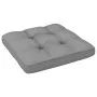 Garden corner sofa and gray cushions solid acacia wood by vidaXL, Modular outdoor sofas - Ref: Foro24-805715, Price: 94,94 €,...