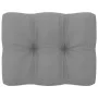 Garden corner sofa and gray cushions solid acacia wood by vidaXL, Modular outdoor sofas - Ref: Foro24-805715, Price: 94,94 €,...