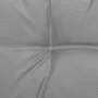 Garten-Ecksofa und graue Kissen aus massivem Akazienholz von vidaXL, Modulare Sofas für den Außenbereich - Ref: Foro24-805715...