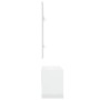 Set de muebles de recibidor madera contrachapada blanco brillo de vidaXL, Bancos para recibidores y almacenamiento - Ref: For...