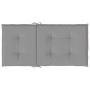 Cojín silla jardín respaldo bajo 4 uds tela Oxford gris de vidaXL, Cojines para sillas y sofás - Ref: Foro24-47551, Precio: 4...