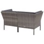 Set de muebles de jardín 8 pzas y cojines ratán sintético gris de vidaXL, Conjuntos de jardín - Ref: Foro24-48954, Precio: 60...