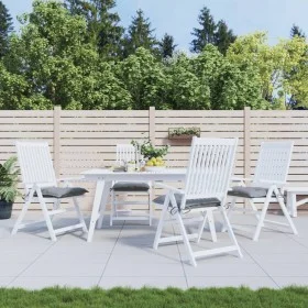 Cojines de silla de jardín 4 uds tela gris 40x40x7 cm de vidaXL, Cojines para sillas y sofás - Ref: Foro24-314864, Precio: 24...