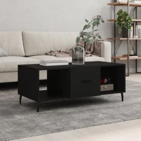 Mesa de centro madera contrachapada negro 102x50x40 cm de vidaXL, Mesas de centro - Ref: Foro24-829317, Precio: 50,69 €, Desc...
