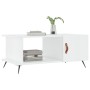 Mesa de centro madera contrachapada blanco brillo 90x50x40 cm de vidaXL, Mesas de centro - Ref: Foro24-829462, Precio: 46,14 ...