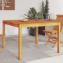 Mesa de comedor de jardín madera maciza de acacia 110x110x75 cm en Mesas de jardín | Comprar online en Foru.es