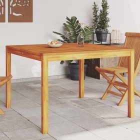 Mesa de comedor de jardín madera maciza de acacia 110x110x75 cm en Mesas de jardín | Comprar online en Foru.es