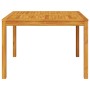 Mesa de comedor de jardín madera maciza de acacia 110x110x75 cm en Mesas de jardín | Comprar online en Foru.es