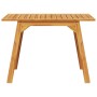Mesa de comedor de jardín madera maciza de acacia 110x56x75 cm en Mesas de jardín | Comprar online en Foru.es