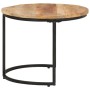 Mesas apilables 2 unidades madera rugosa de mango de vidaXL, Mesas de centro - Ref: Foro24-337999, Precio: 86,32 €, Descuento: %