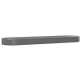 Jardinera arriate acero recubrimiento polvo gris 523x140x36 cm de vidaXL, Maceteros y jardineras - Ref: Foro24-319044, Precio...