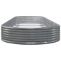 Jardinera arriate acero recubrimiento polvo gris 523x140x36 cm de vidaXL, Maceteros y jardineras - Ref: Foro24-319044, Precio...