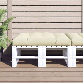 Cojín para sofá de palets tela crema 120x80x12 cm de vidaXL, Cojines para sillas y sofás - Ref: Foro24-314414, Precio: 48,18 ...