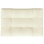 Cojín para sofá de palets tela crema 120x80x12 cm de vidaXL, Cojines para sillas y sofás - Ref: Foro24-314414, Precio: 48,18 ...