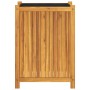 Jardinera con forro madera maciza de acacia 54x31x75 cm en Macetas y jardineras | Comprar online en Foru.es
