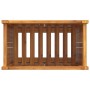Jardinera con forro madera maciza de acacia 54x31x75 cm en Macetas y jardineras | Comprar online en Foru.es