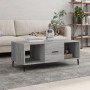 Mesa de centro madera contrachapada gris Sonoma 102x50x40 cm de vidaXL, Mesas de centro - Ref: Foro24-829322, Precio: 54,40 €...
