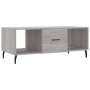 Mesa de centro madera contrachapada gris Sonoma 102x50x40 cm de vidaXL, Mesas de centro - Ref: Foro24-829322, Precio: 54,40 €...
