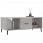 Mesa de centro madera contrachapada gris Sonoma 102x50x40 cm de vidaXL, Mesas de centro - Ref: Foro24-829322, Precio: 54,40 €...