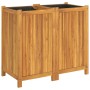 Jardinera con forro madera maciza de acacia 84x42x75 cm en Macetas y jardineras | Comprar online en Foru.es