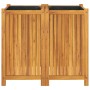 Jardinera con forro madera maciza de acacia 84x42x75 cm en Macetas y jardineras | Comprar online en Foru.es
