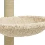 Rascador para gatos con poste de sisal crema 74 cm de vidaXL, Mobiliario para gatos - Ref: Foro24-171588, Precio: 30,31 €, De...