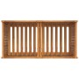 Jardinera con forro madera maciza de acacia 100x50x75 cm en Macetas y jardineras | Comprar online en Foru.es