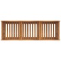 Jardinera con forro madera maciza de acacia 150x50x75 cm en Macetas y jardineras | Comprar online en Foru.es