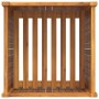 Jardinera con forro madera maciza de acacia 50x50x100 cm en Macetas y jardineras | Comprar online en Foru.es