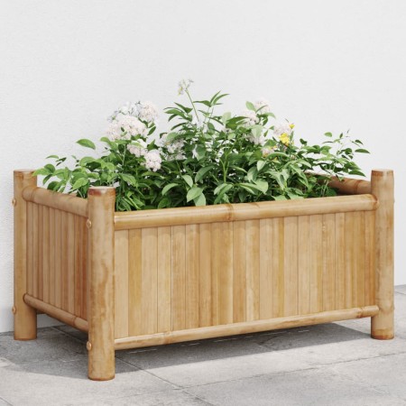 Jardinera de bambú 50x30x25 cm en Macetas y jardineras | Comprar online en Foru.es