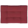 Cojín para muebles de palets tela rojo tinto 120x80x12 cm de vidaXL, Cojines para sillas y sofás - Ref: Foro24-41513, Precio:...